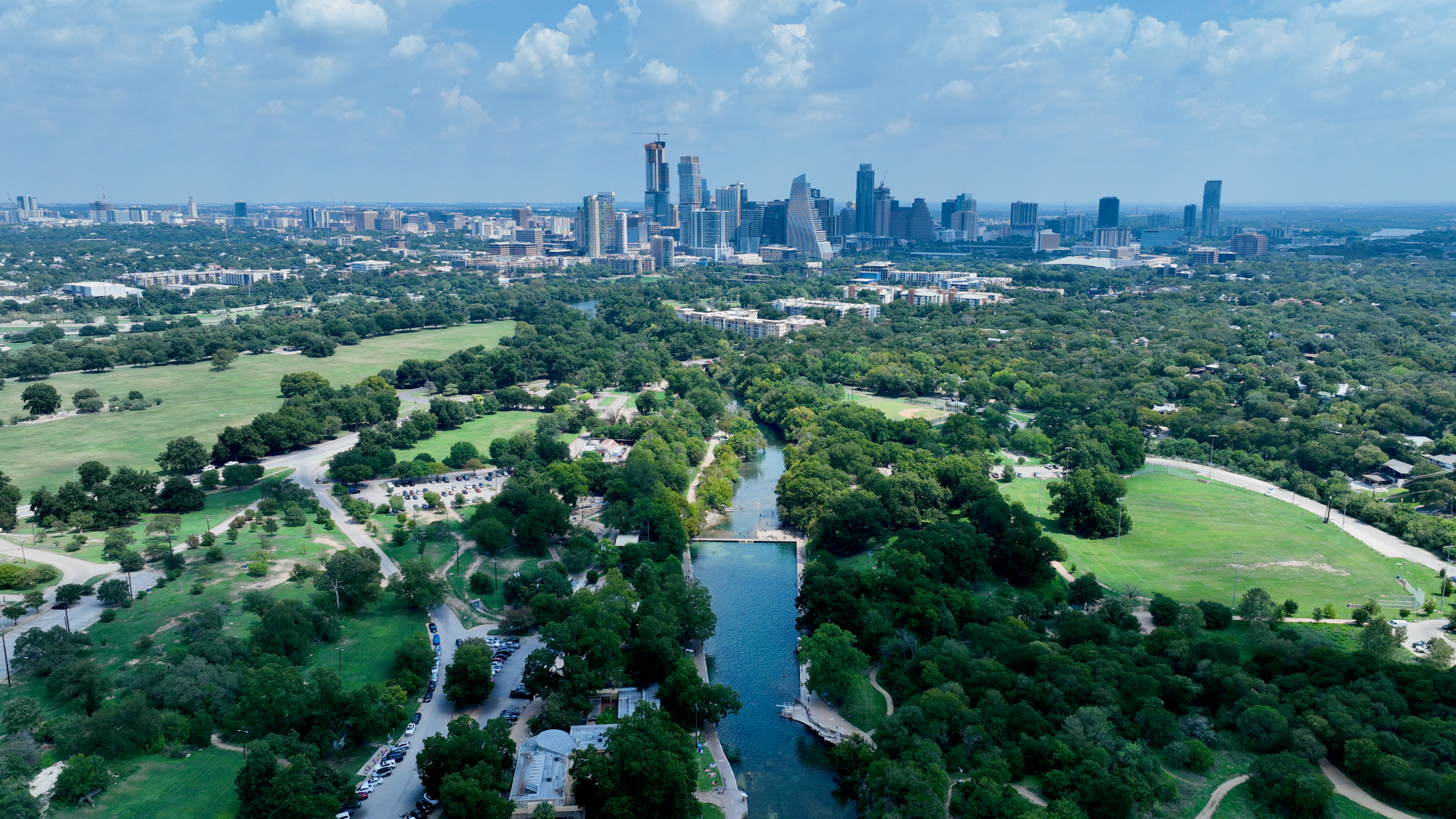 Zilker Park Aerial