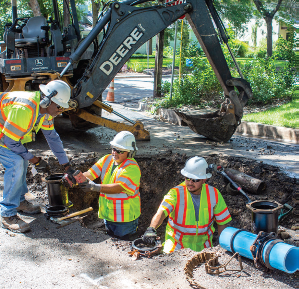Austin Water pipeline crews hard at work preparing our infrastructure for the needs of the future