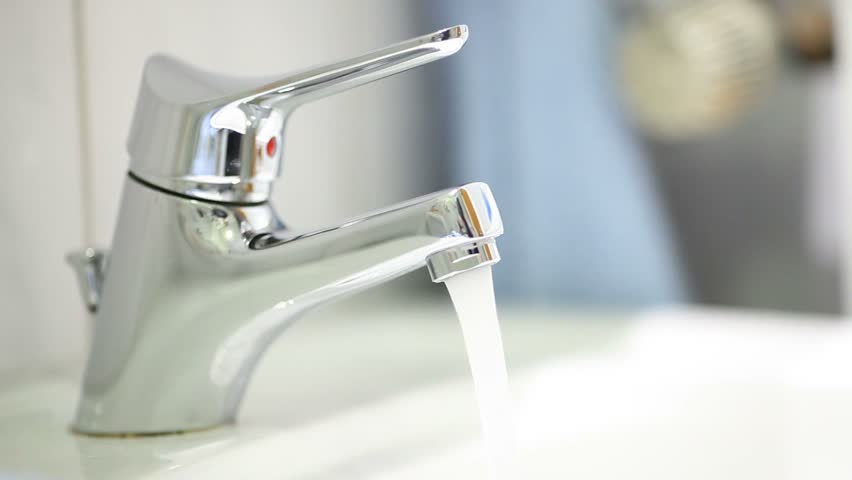 Picture of water faucet
