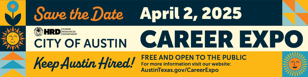 Save the Date for City of Austin Career Expo