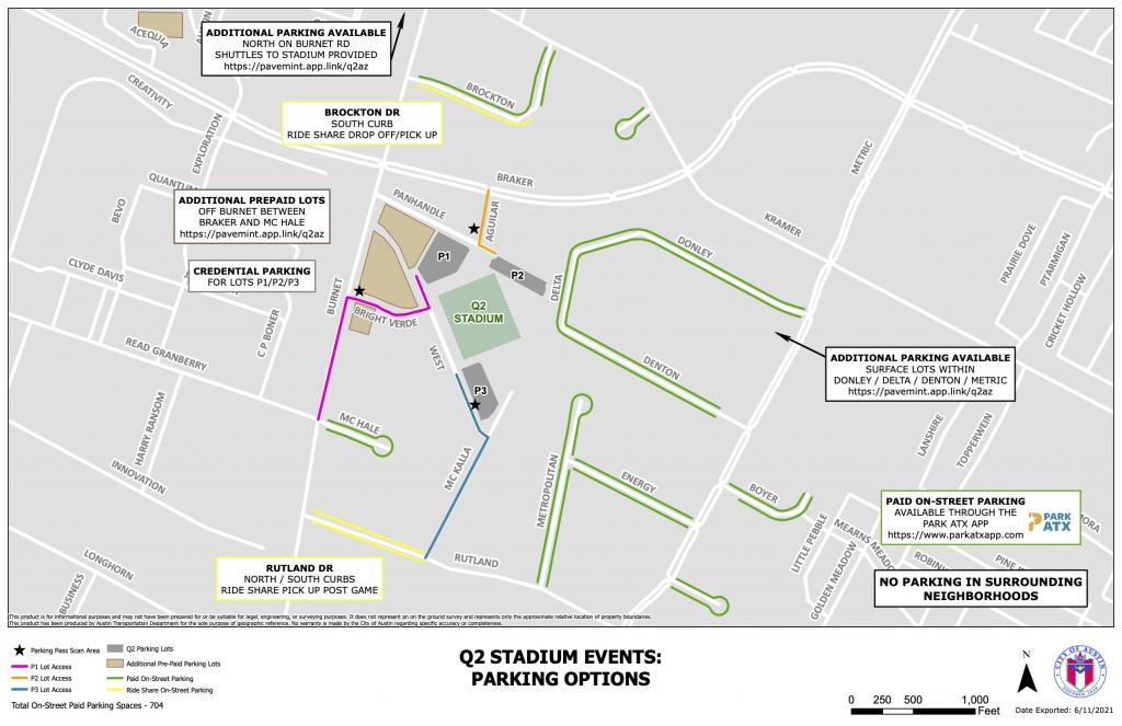 Q2 Parking Map