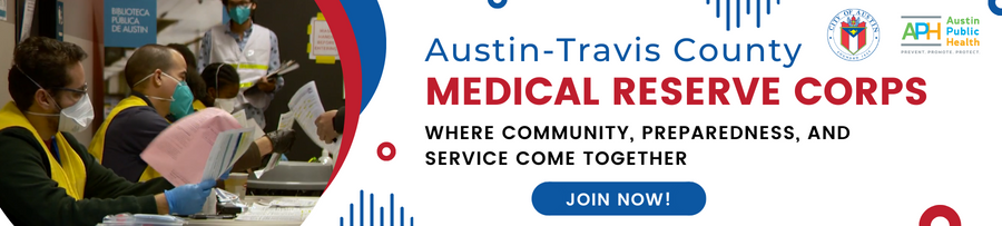Title picture of medical reserve corps with a link to sign up to join