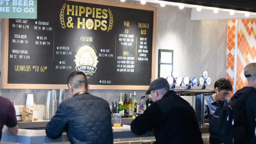 Hippies and Hops storefront