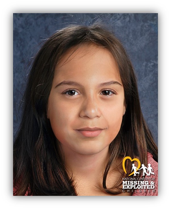 Age progressed photo of Ava today