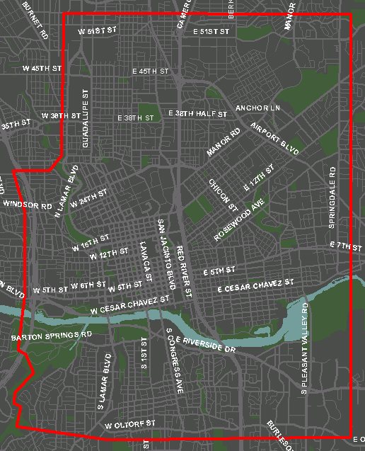 Map of Big Jump focus area,