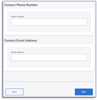 Customer Information window on AB+C Portal.