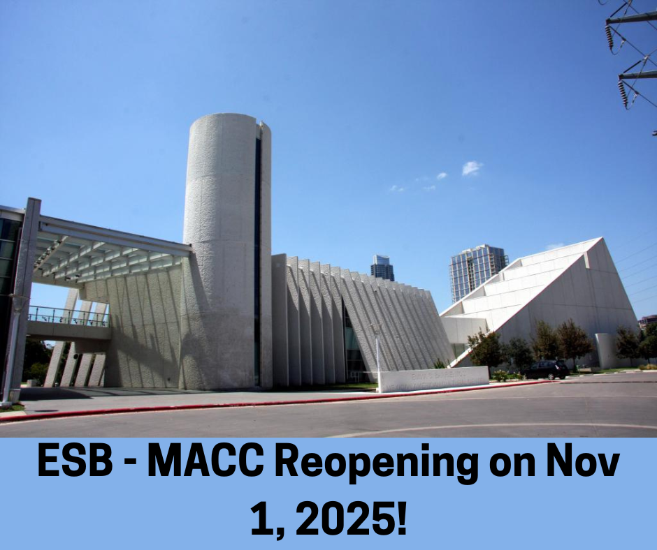 ESB MACC Reopening on Nov 1, 2025