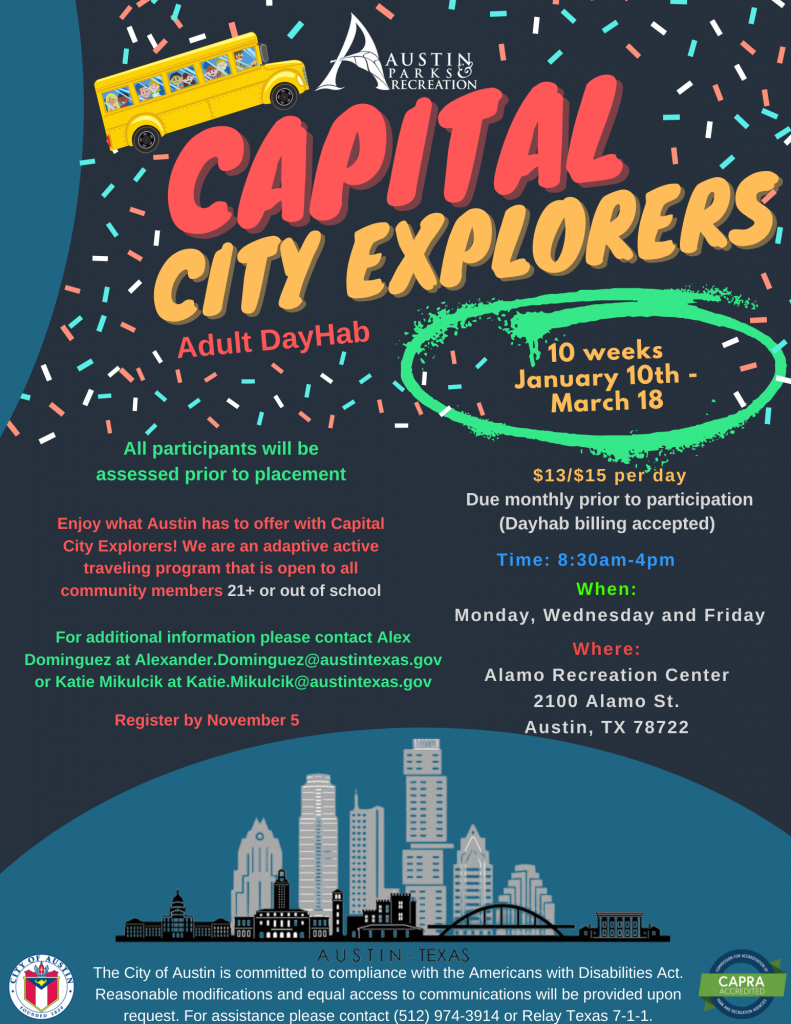 Capital City Explorers Flyer
