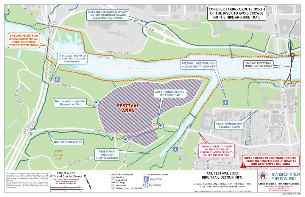 How to Get to and From ACL Festival Free shuttles, pricey rideshares