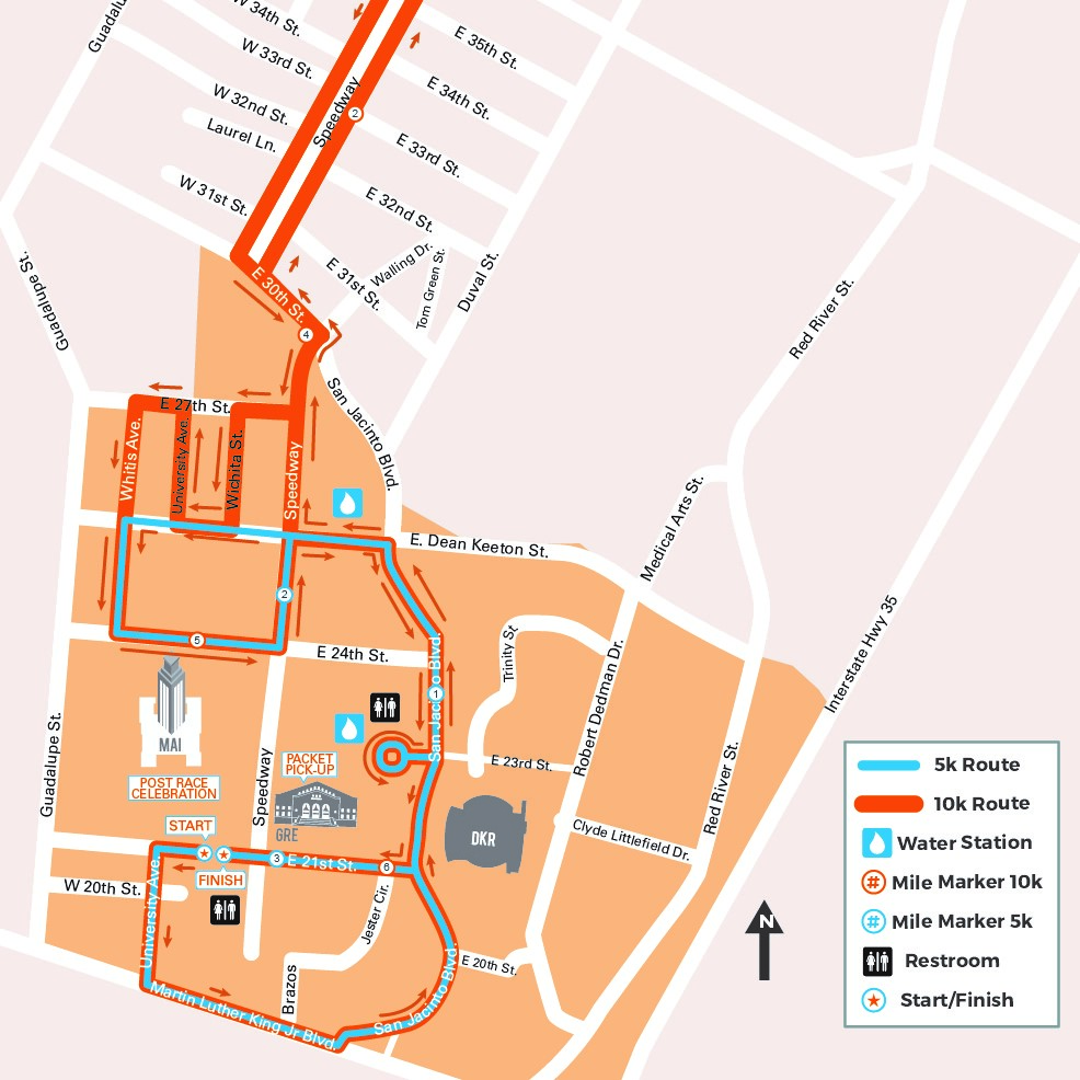 Longhorn Run Street Route