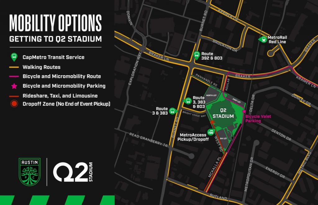 Q2 Stadium Mobility Map
