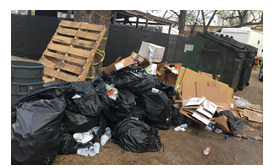 non compliant dumpsters