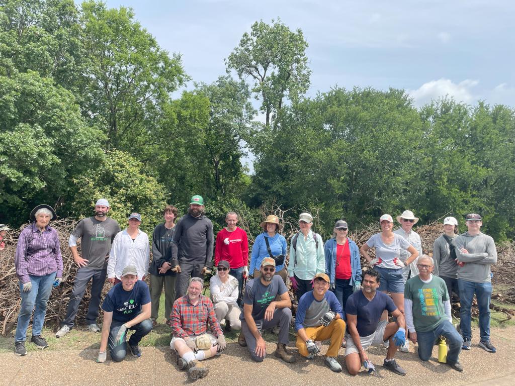 Great Hills Park Clean Up - May 2025 - Brush Removal Pilot Program