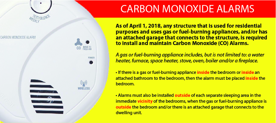 Carbon Monoxide Alarms