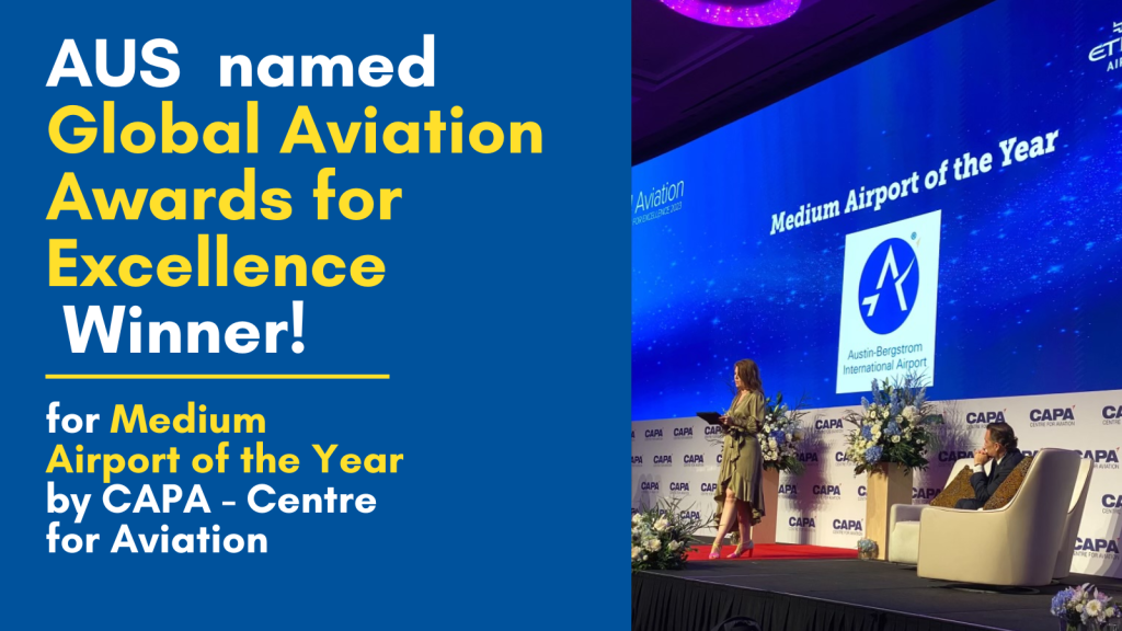 AUS  named Global Aviation Awards for Excellence  Winner!