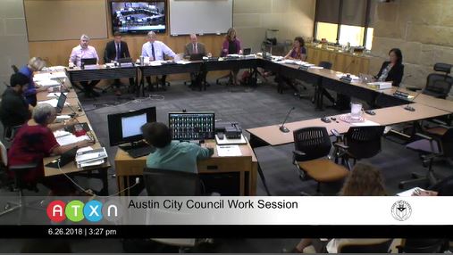 Austin City Work Session - 6/26/2018 ATXN video