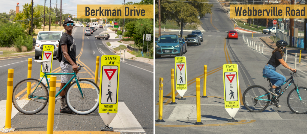 Pedestrian crossing rules: raised traffic island