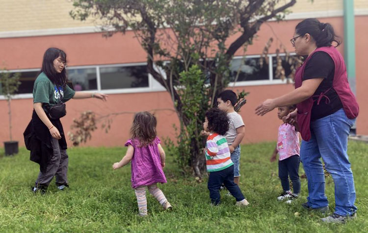 YFC Cain Ly and trees at Garza High School