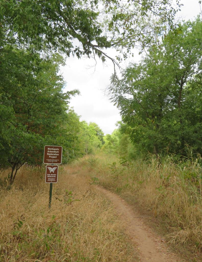 Trailhead at Roy G. Guerrero Metro Park