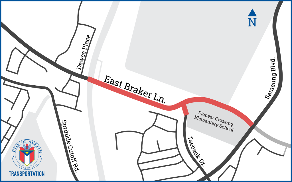 illustrated map of project limits