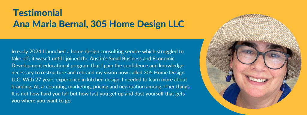 Testimonial. Ana Maria Bernal, 305 Home Design LLC