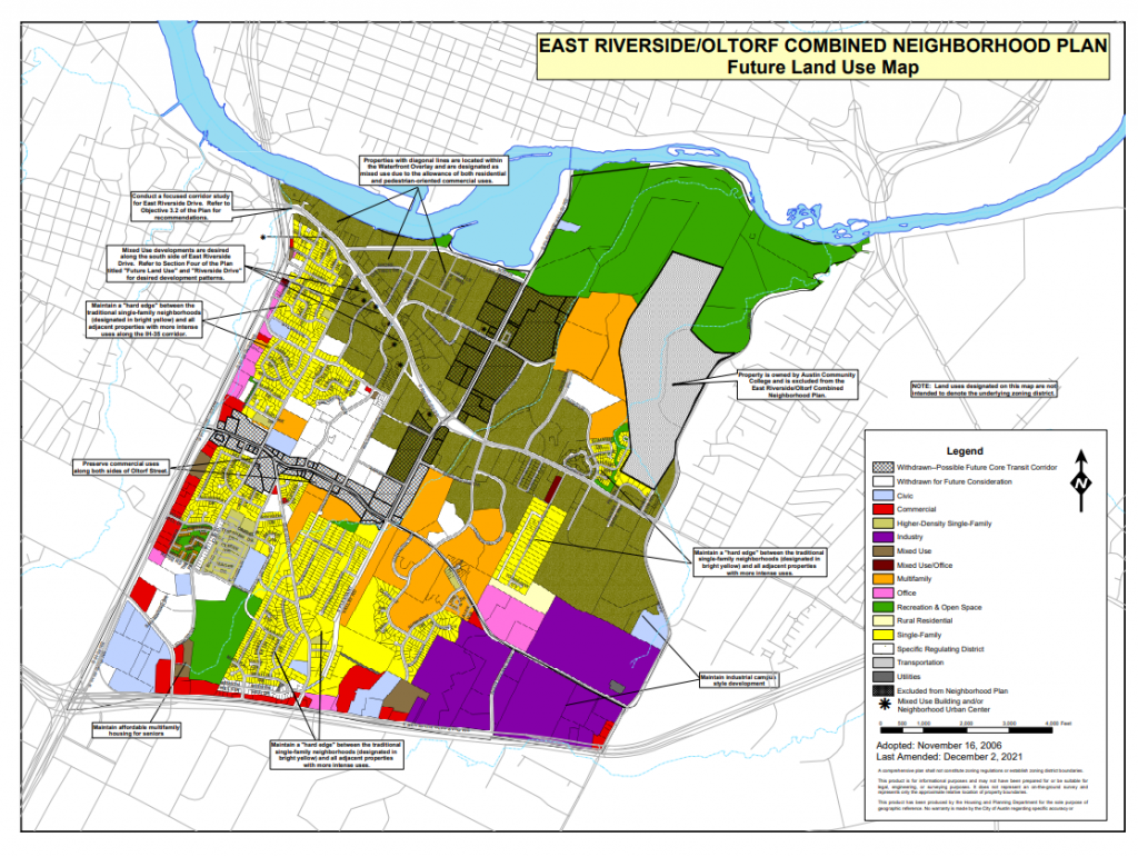 Map of East Riverside/ Oltorf SC