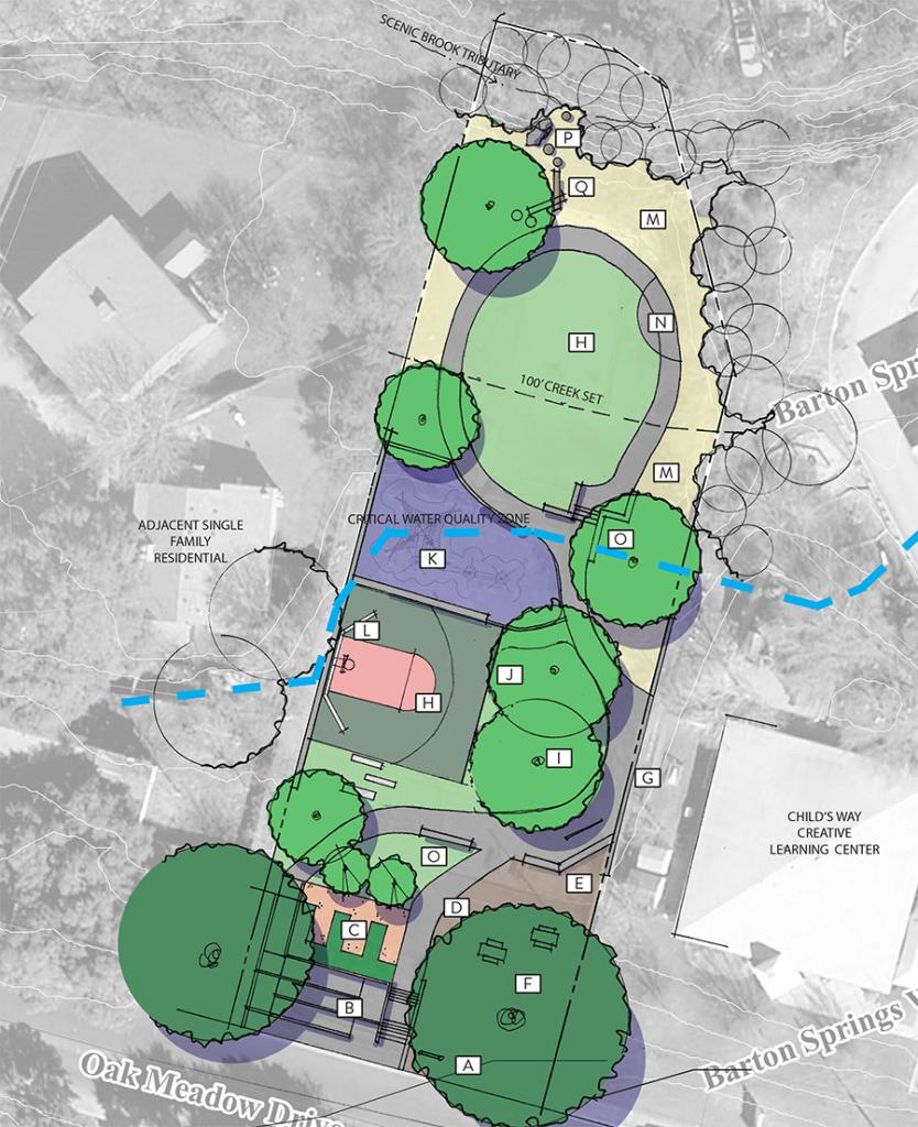 Scenic Brook Pocket Park Concept Plan