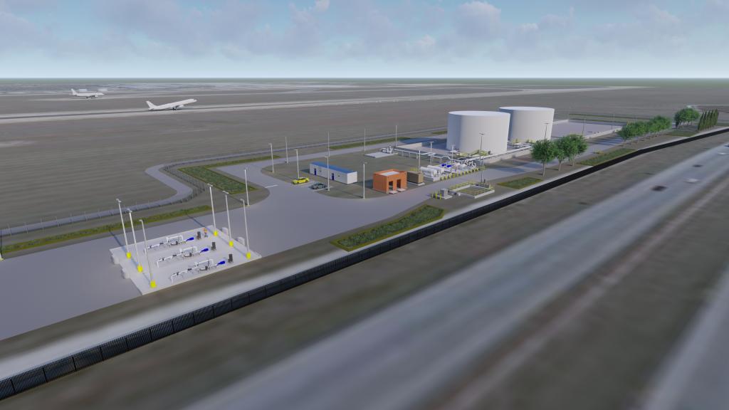 rendering of a new fuel facility 