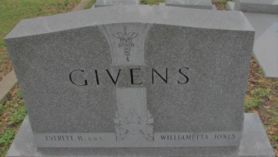 Givens Family Headstone