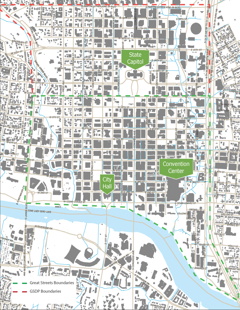 Great Streets Program Boundary Map