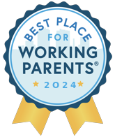 Best Place for Working Parents 2024 Badge