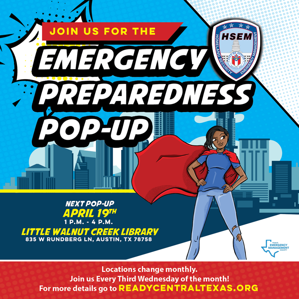 Emergency Prep Pop Up April 