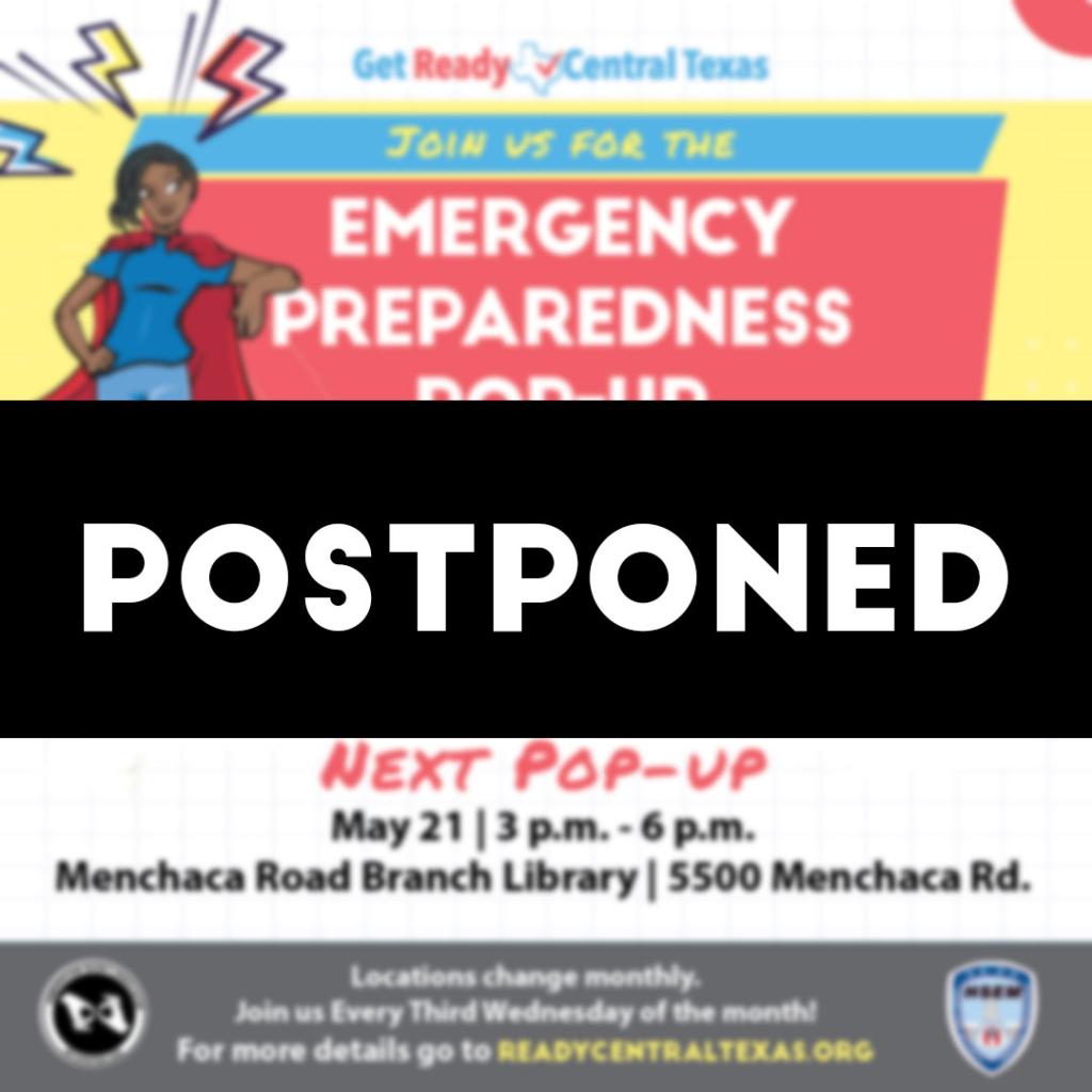 May event postponed
