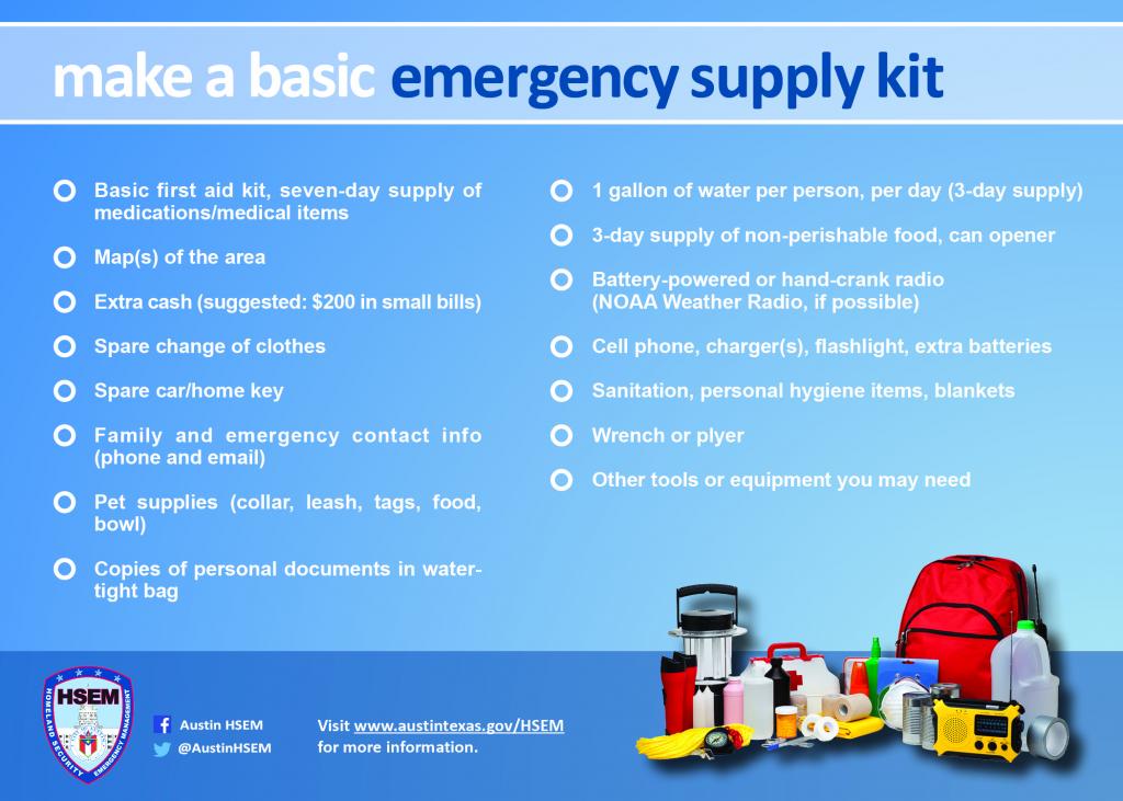 emergency suply kit