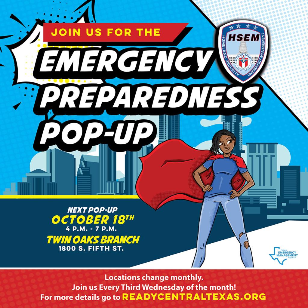 Cepeda Branch Emergency Preparedness Pop-up