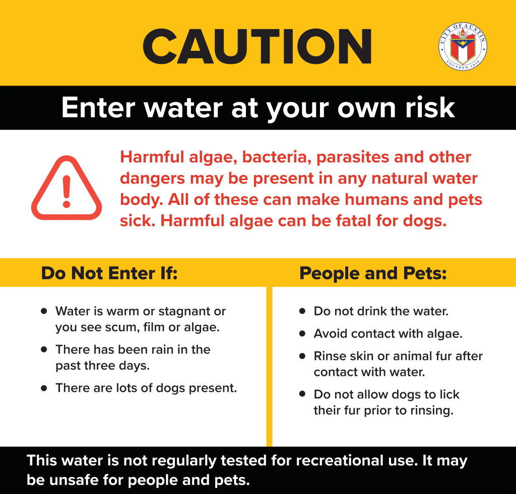 Flyer: Enter water at your own risk