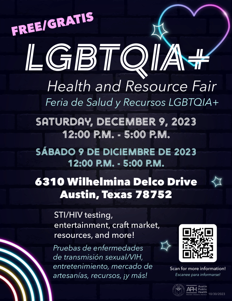 LGBTQIA+ Resource Fair Information