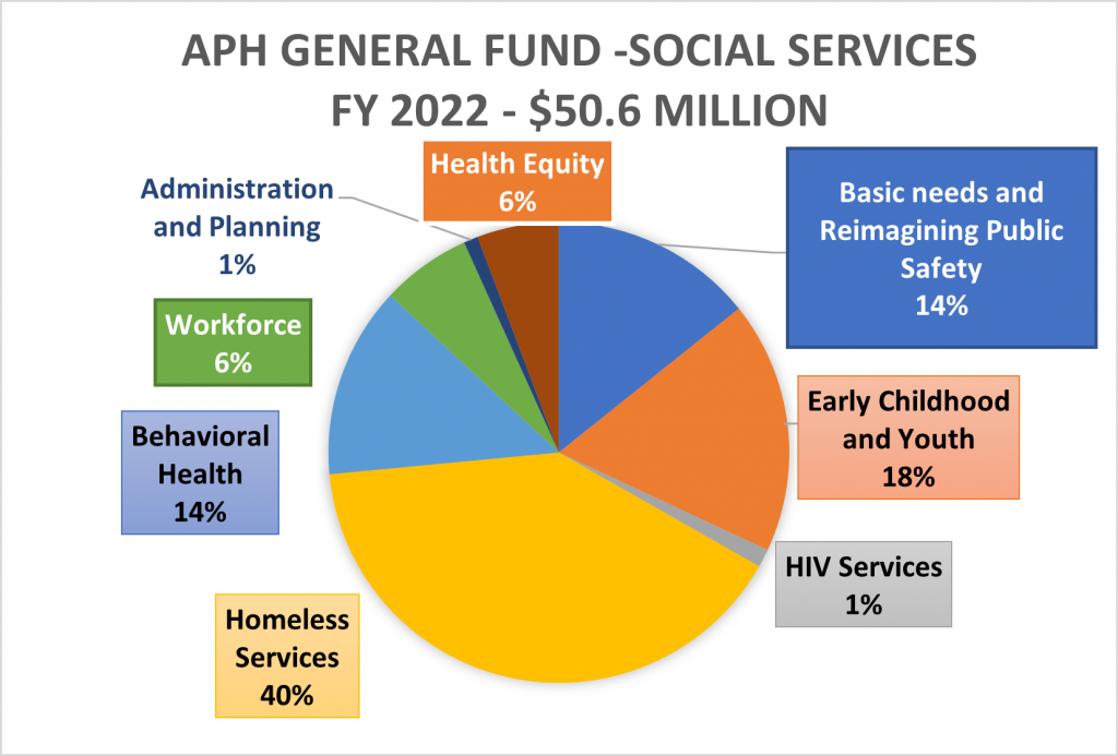 FY22 General Fund Issue Area funding