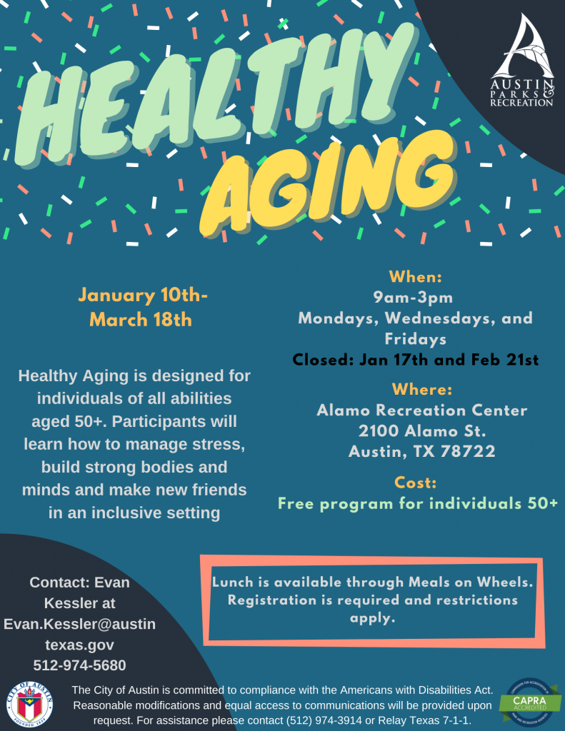 Healthy Aging Flyer