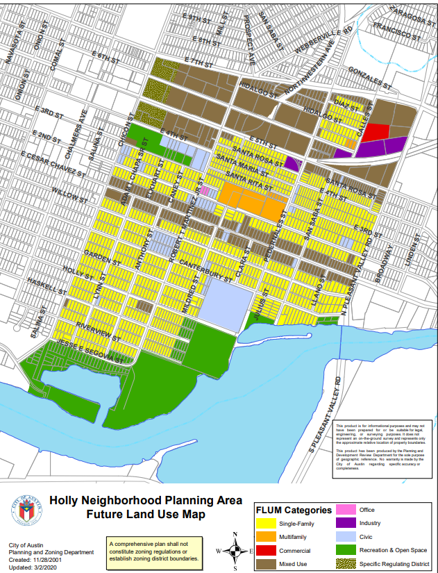 map of Holly neighborhood