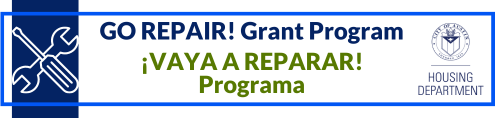 GO REPAIR! Grant Program / ¡VAYA A REPARAR! Programa