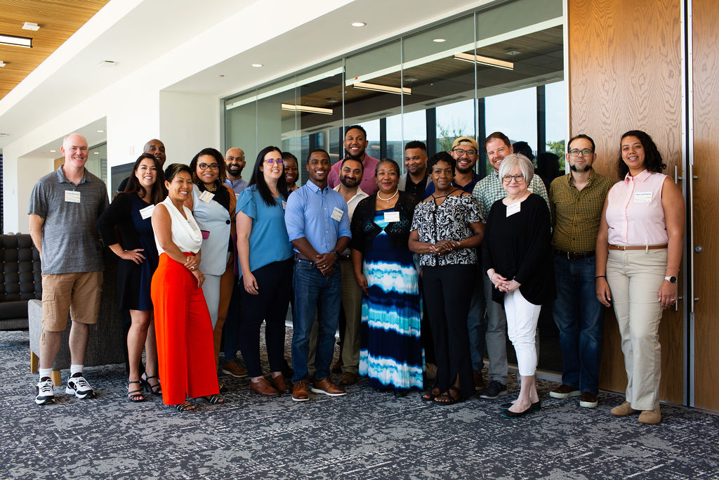 a group of 20 participants for the Austin Small Developer Training