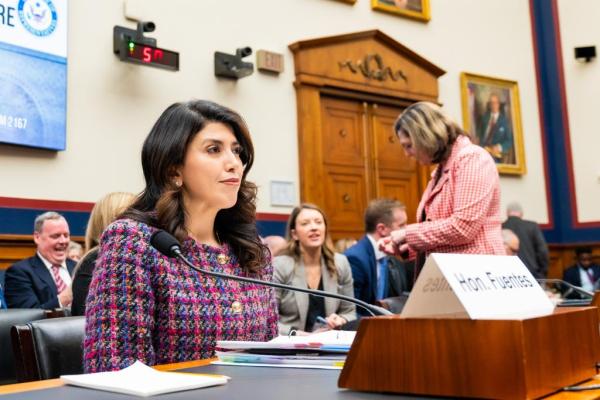 Mayor Pro Tem Vanessa Fuentes testifies before the House Transportation and Infrastructure Committee