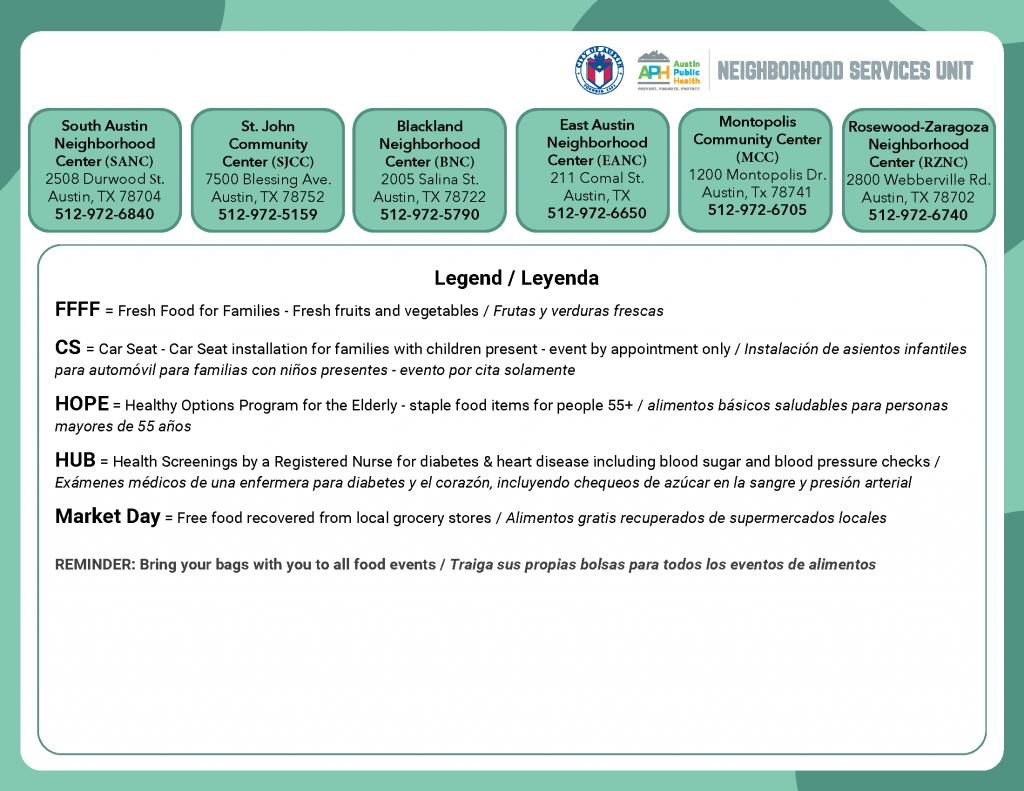 NSU Event Calendar Definitions and Address
