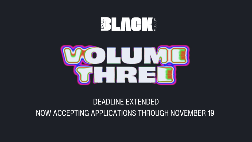 Black and White graphic with Info about deadline extension through november 19