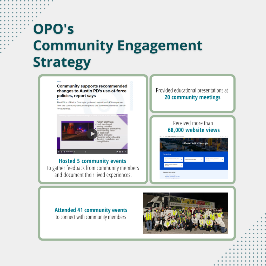 OPO's Community Engagement Strategy