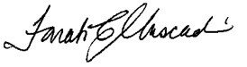 Farah C Muscadin signature