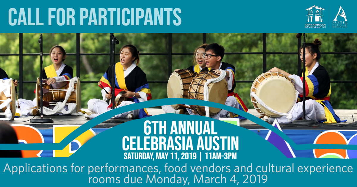 Celebrasia call for participants Banner