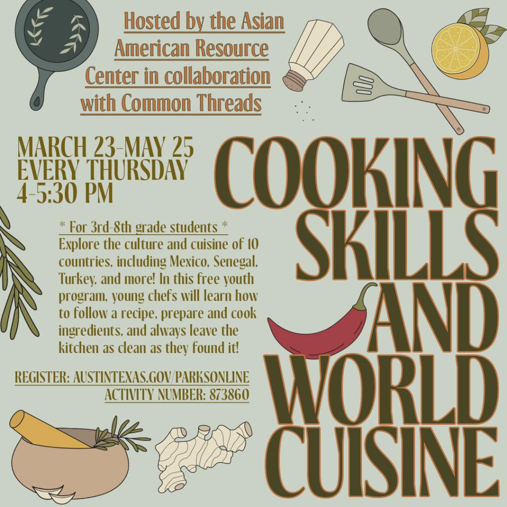 cooking skills flyer