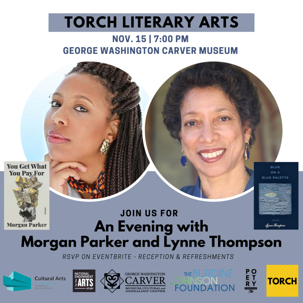 lilac and white with authors morgan parker and lynne thompson
